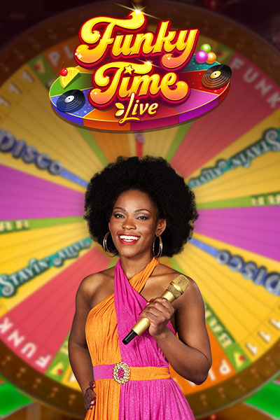 Funky Time — live game show game by Evolution — play at Kiki