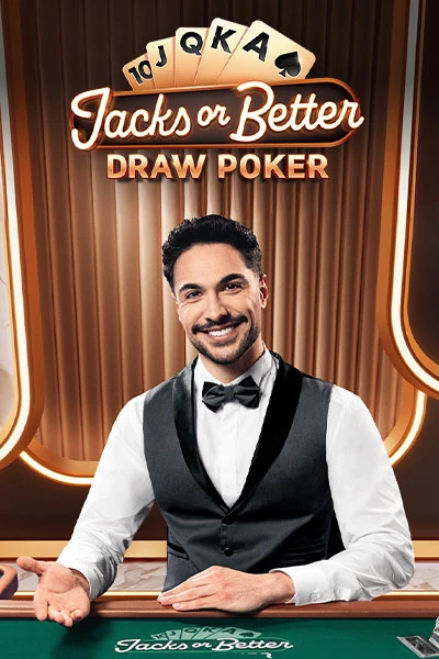 Video Poker Live — live game show game by Evolution — play at Kiki